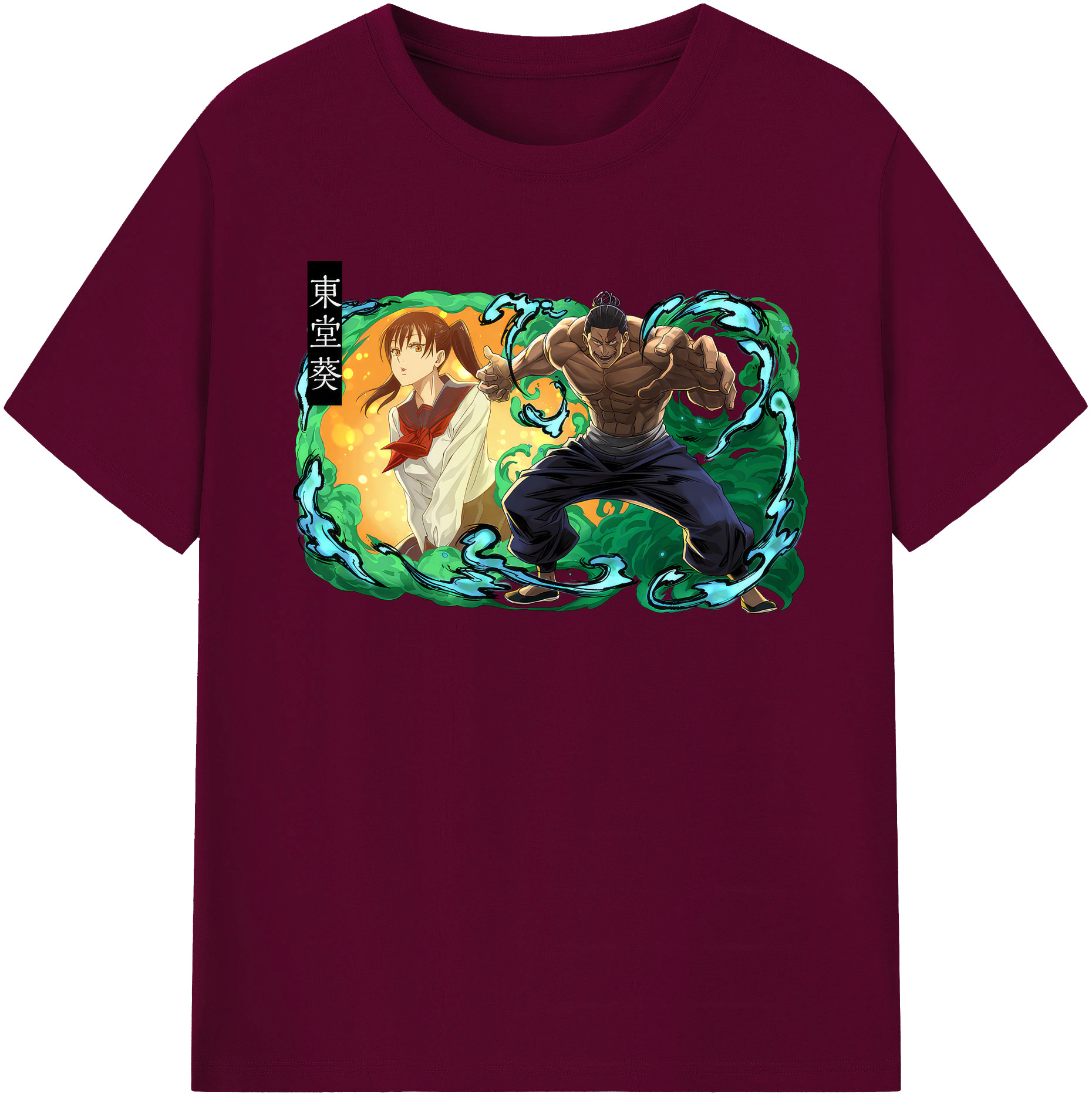 （画像用） 呪術廻戦 Jujutsu Kaisen レディースカジュアルプリントTシャツ（綿100％）